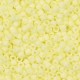 Miyuki delica kralen 11/0 - Opaque pale yellow matted DB-1511